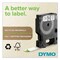 DYMO 0.5 in. x 10 ft. D1 High-Performance Polyester Perm Label Tape - Black on Neon (2/Pack)
